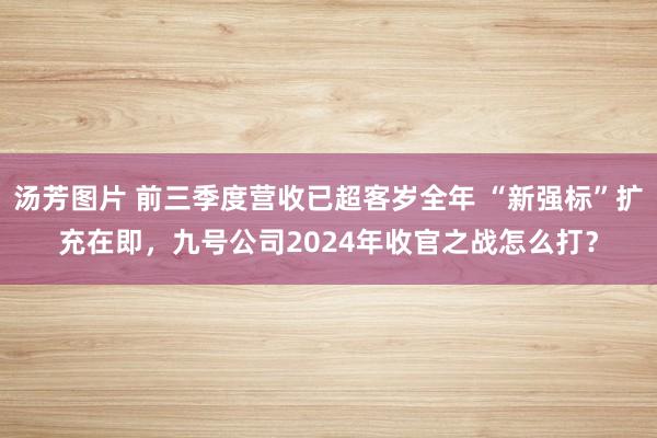 汤芳图片 前三季度营收已超客岁全年 “新强标”扩充在即，九号公司2024年收官之战怎么打？