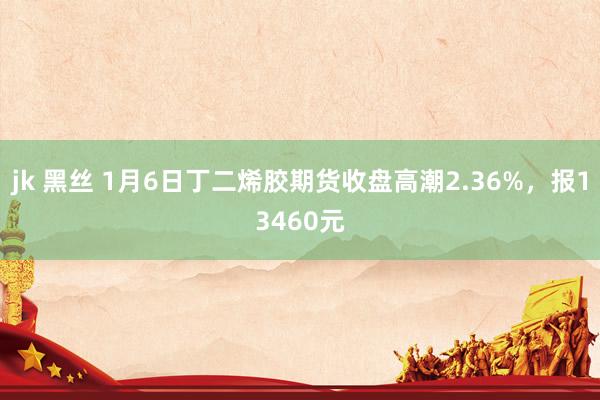 jk 黑丝 1月6日丁二烯胶期货收盘高潮2.36%，报13460元