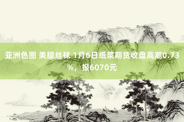 亚洲色图 美腿丝袜 1月6日纸浆期货收盘高潮0.73%，报6070元